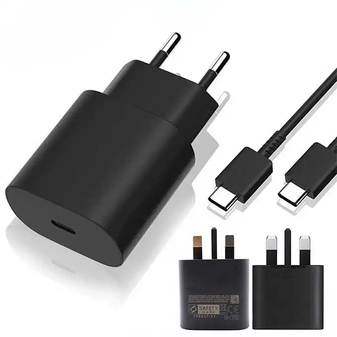 25W USB C Power adapter Type C travel wall charger Super Fast Charger for Samsung S21 S22 Note10