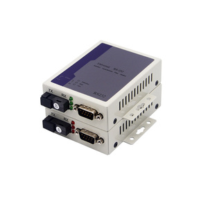 Convertidor de datos en serie de 1 canal RS232 a fibra Transceptor bidireccional DB9 de fibra óptica de 1 canal