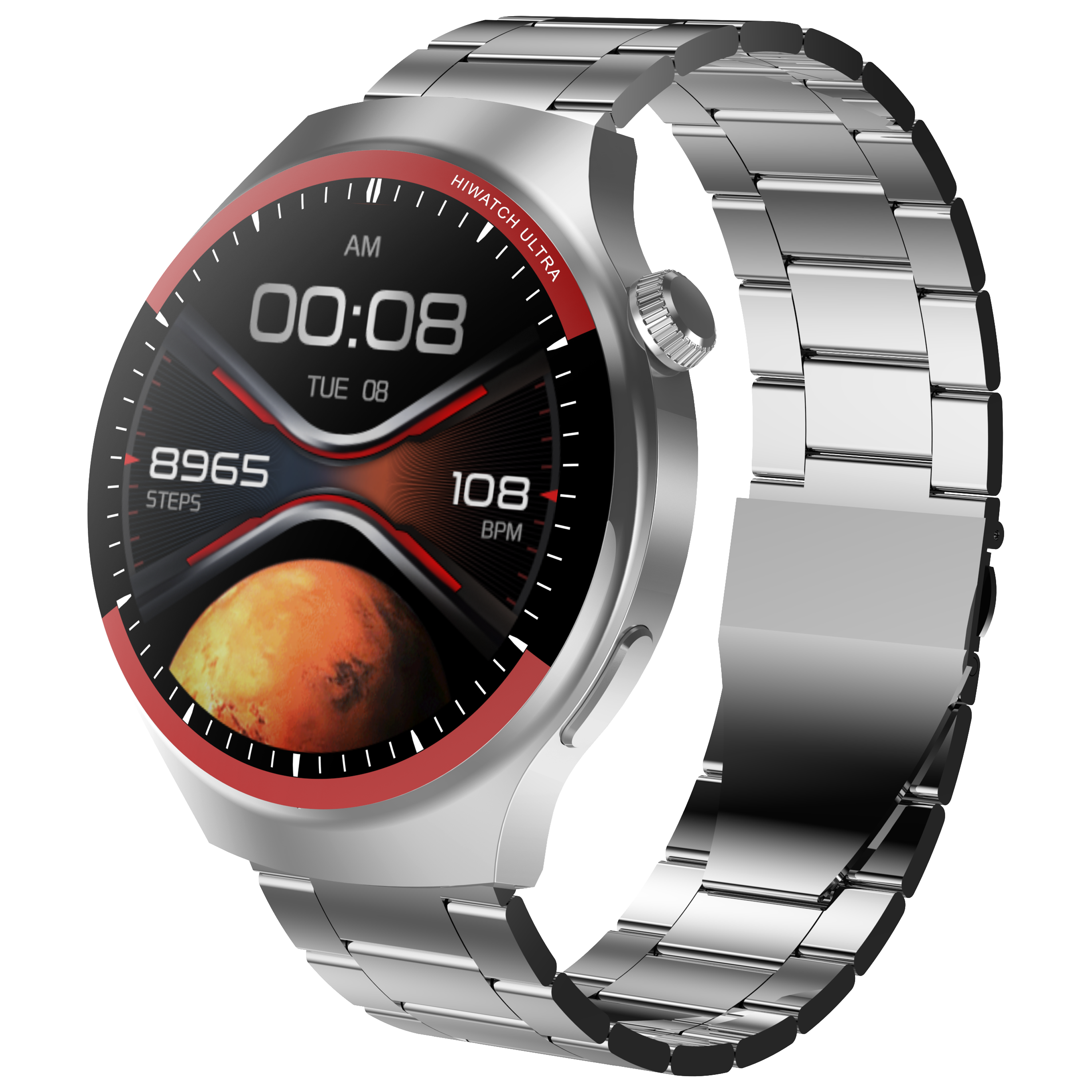silver Steel Strap