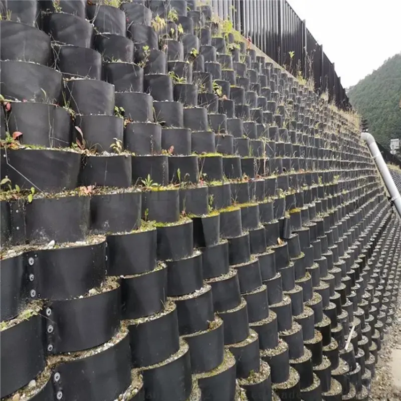 Produttore di griglia di ghiaia geocell a nido d'ape in plastica materiale HDPE per muro di sostegno per la stabilizzazione del suolo