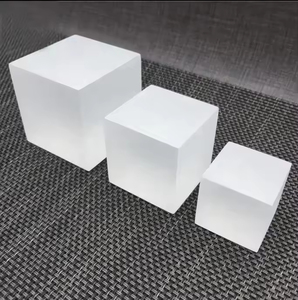 Multi Especificação Acrílico Food Risers Acrílico Food Stand Food Display Box Cube Riser para Buffet Table