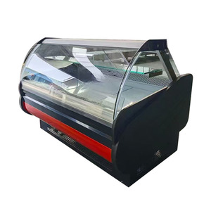 1.5m Supermarket Air Cooling Mode <strong>Chiller</strong> Deli Display Refrigerator Fresh Meat and Fish Service Counter - Product Image 3