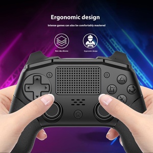 Silicona antideslizante para controlador de juego inalámbrico Bluetooth para PS4 Función macro Función de vibración Compatible PC Android IOS - Product Image 2