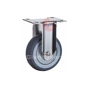 Tùy Chỉnh Chất Lượng Hàng Đầu 3Inch 4Inch 5Inch Xoay Bolt Lỗ Tpr Caster Bánh Xe Thép Không Gỉ Caster - Product Image 6
