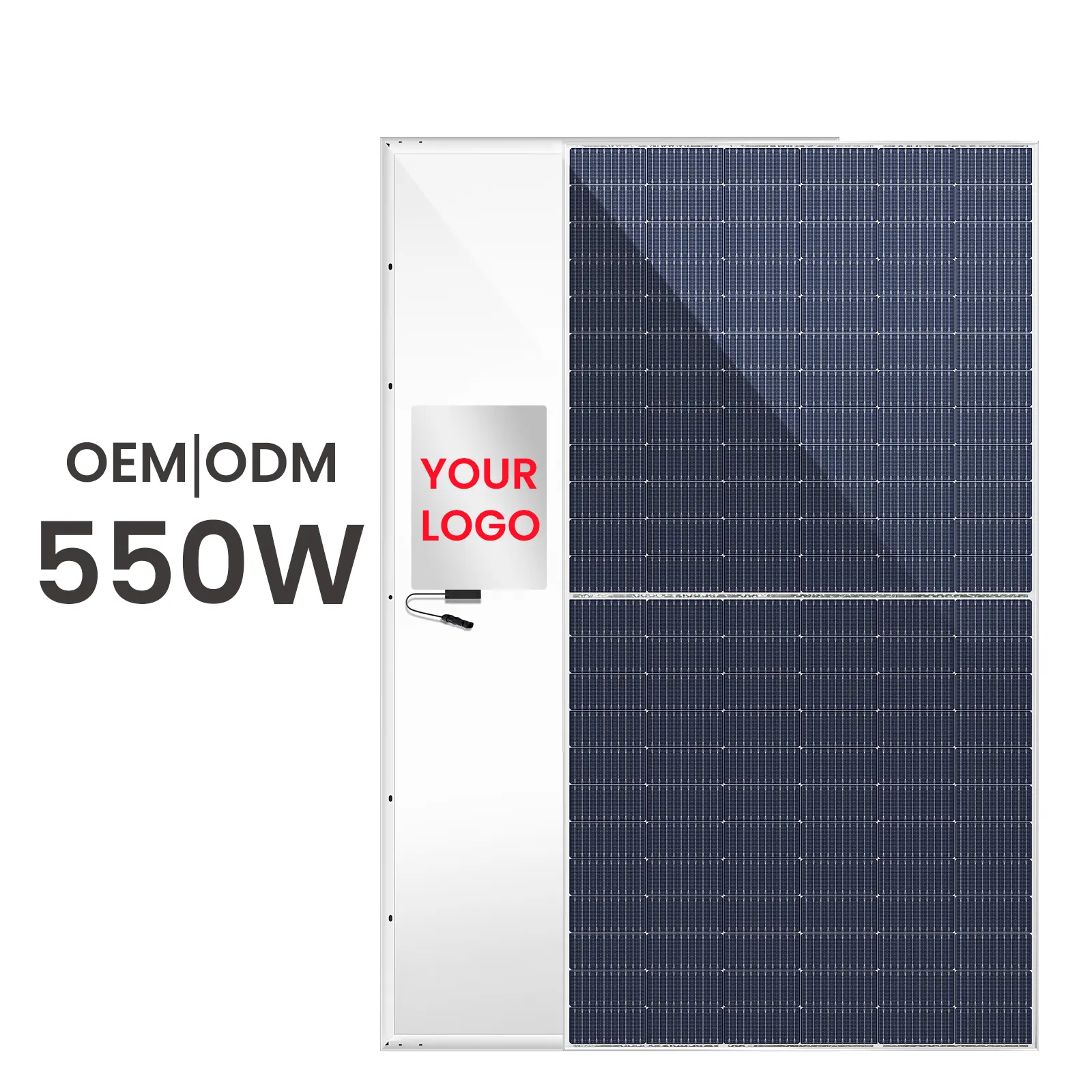 ODM/OEM 20GW En Stock Panel fotovoltaico 550W Panel solar para almacenar electricidad