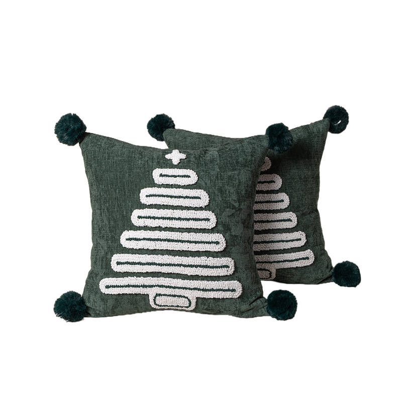 Green Christmas Tree Pompom