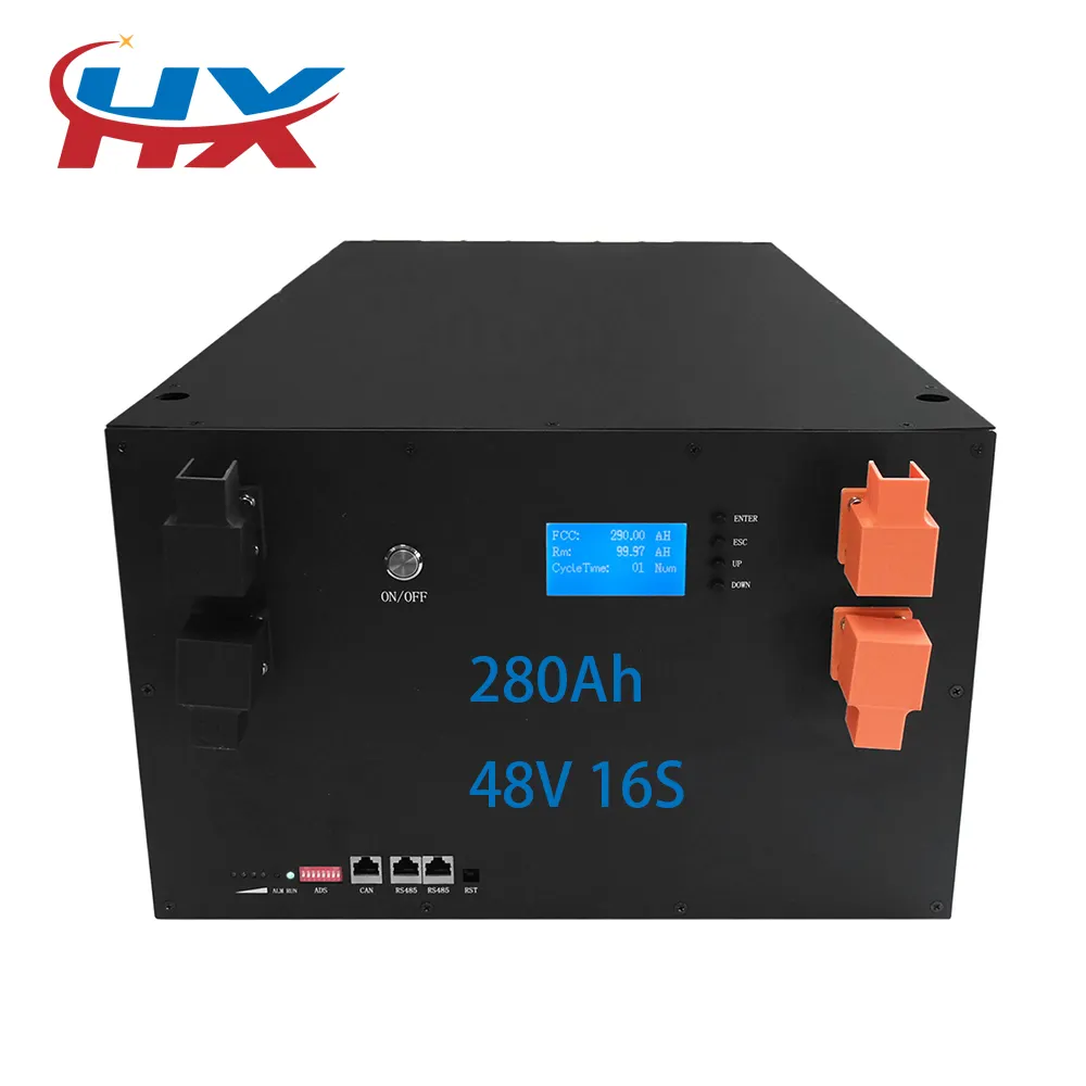 HX 16S 51.2V DIY Case 10kwh 15kwh Batterie BOX Kit Installation Facile Avec BMS Costume Pour 230Ah 280Ah 302Ah 310AH Lifepo4 Batterie