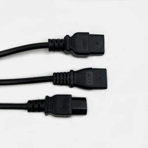 Ab CEE7/7 fiş bölünmüş IEC C15, C19, C21 IEC konektörü yaygın olarak kullanılan güç kablosu - Product Image 5