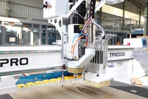 Nesting <strong>Automatic</strong> Tool Changer <strong>CNC</strong> <strong>Router</strong> Machine for <strong>Custom</strong> Cabinet Making Nesting Center With Drilling Bank - Product Image 5