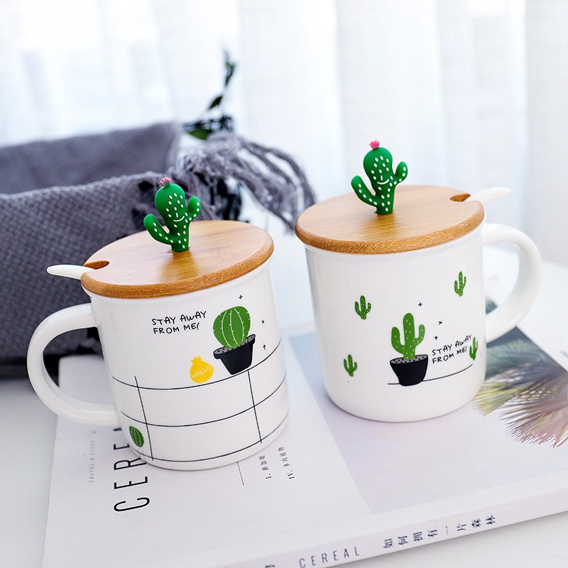 Seaygift 2021 Most Funny Promotional Valentine Gifts <strong>Cactus</strong> Ceramic <strong>Coffee</strong> <strong>Mug</strong> 16oz Porcelain Milk Tea Cup - Product Image 1