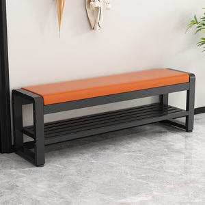 2024 thiết kế mới Giày giá gỗ rắn Giày Giá hiển thị đứng chất lượng tốt gỗ Giày băng ghế dự bị - Product Image 1