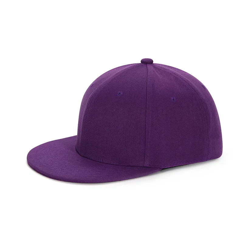 Berretto hip hop con bordo piatto alla moda cappello a tesa piatta con bordo piatto per skateboard stile hip-hop da strada