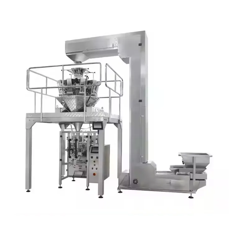 Macchine per il confezionamento multifunzione di chicchi di caffè frutta secca 10 teste pesatrice macchina confezionatrice per cereali 420A
