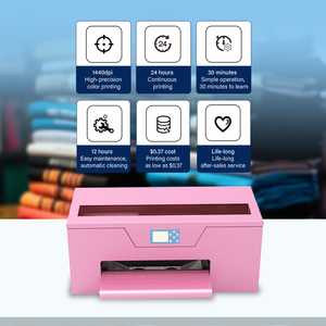 Erasmart Dtf <strong>Printer</strong> Any Fabric Printing Dual Xp600 A2 A3 Dtf <strong>Printer</strong> Printing Machine 60cm with Shaker Powder Machine - Product Image 2