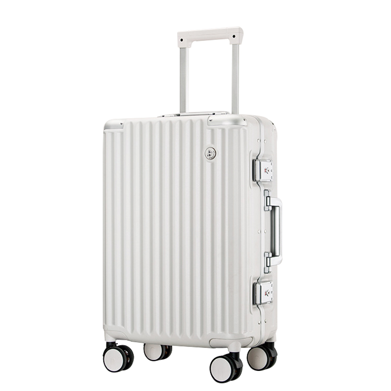 Silver frame white