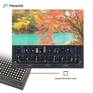 Pixelpulse 320*160mm P2.5 P4 P5 P6 modulo ad alta risoluzione Led negozio messaggio di prodotto Display a Led porta esterna Display pubblicitario - Product Image 2