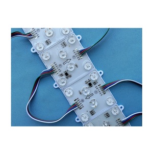 Full Color <strong>LED</strong> Light Module IC 8518 Resume From Break-Point SMD 3030 DC24V 6 <strong>Led</strong> <strong>4W</strong> Diffuse Reflection Lens 70mm*70mm*7mm - Product Image 1
