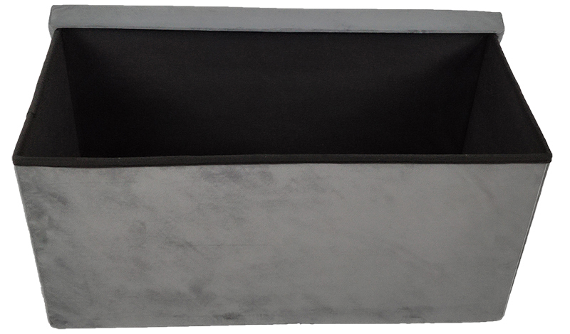 long-style ottoman bench new long faux leather storage ottoman removable cover folding storage chair