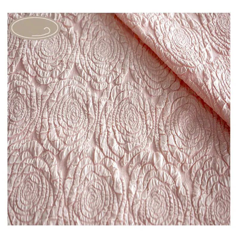 مصباح أنيق الوردي روز تصميم الديباج قماش للملابس