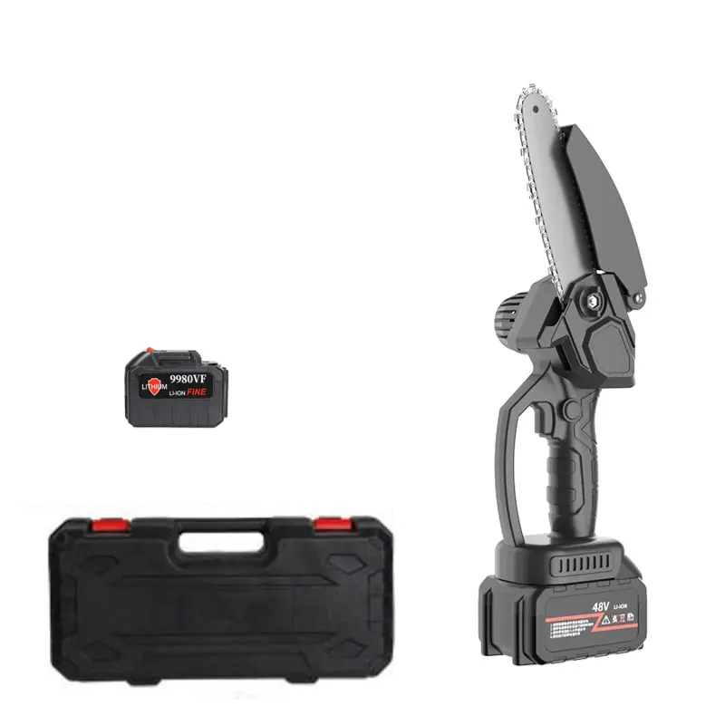 Amazon Ebay New Mini Electric Chain Saw 6 battery Operated Chain Saw Handheld Chain Saw Cordless Chain Saw