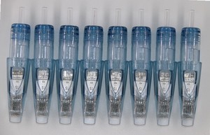 Agulha de tatuagem descartável esterilizada, cartucho de agulhas de maquiagem permanente pontas para sobrancelha lábio agulha clique fácil - Product Image 3