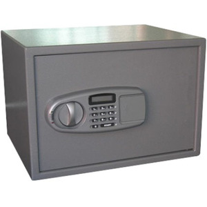 Caja DE SEGURIDAD ignífuga de doble seguridad con cerradura de llave y código eléctrico, caja de seguridad con alarma anormal para oficina, hotel o habitación de hotel - Product Image 2