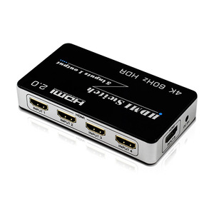 YUNZUO HDMI 5 interruptor de entrada 1 salida HDMI interruptor 5 puertos 4K 60Hz 5x1 interruptor HDMI con control remoto - Product Image 6