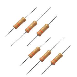 Resistencia de Warna CF de película de carbono 0.125W 0,25 W 0,5 W 0.01% 5% 10% 0,01 Ohm Resistencia 100 Ohm 10K 1ohm 420ohm 5 Ohm Resistencia Código de color - Product Image 2