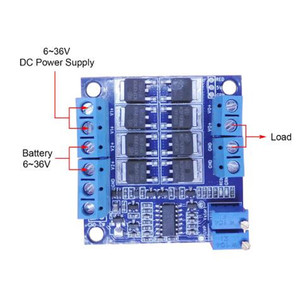 เครื่องแปลงแรงดันไฟฟ้า UPS 6V-36V 30A สวิตช์สลับแหล่งจ่ายไฟอัจฉริยะ DC แบบคู่การควบคุมหลัก MCU หลอด MOS การสูญเสียต่ำ - Product Image 5