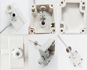 Easy to Wire Duct NTC 10K 12K Temperature <strong>Sensor</strong> <strong>Adjustable</strong> Insertion Depth Flange Option for Ventilation System - Product Image 6