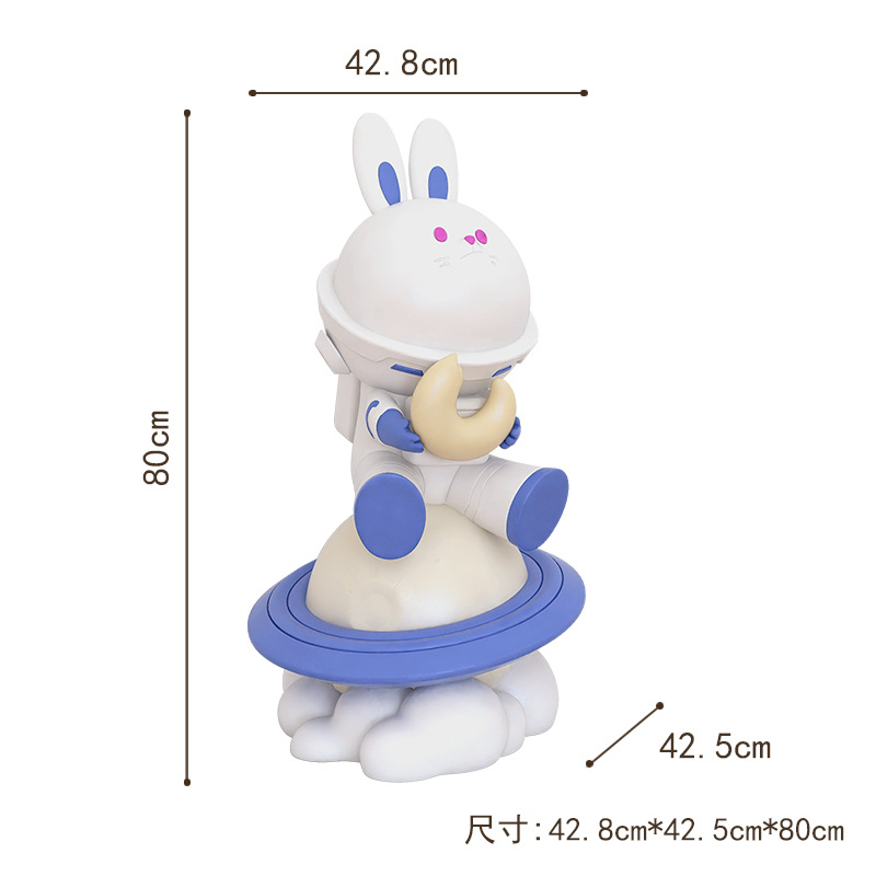 Planet Rabbit Floor Ornament