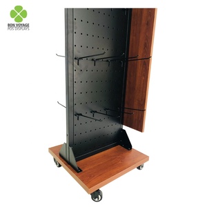 Pop up calzini del pavimento gancio in metallo display stand calzini display rotante slatwall display - Product Image 5