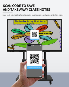 55 65 75 85 98 Zoll 4K LCD Interaktives Flach bildschirm Smart Learning Board Digitales Whiteboard Klassen zimmer Smart Board - Product Image 6