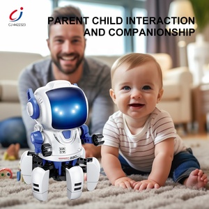 Chengji robot bambini giocattoli rc illuminazione del suono programmazione musica danza multifunzione wireless robot con telecomando