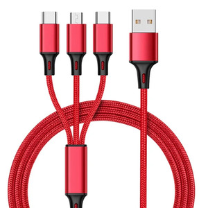 Kostenlose Probe Anpassbar Universal 3 in 1 Data <strong>Usb</strong> Kabel 3in1 <strong>Usb</strong> Ladekabel Mit Beleuchtung for Micro <strong>Typ</strong>-<strong>c</strong> Phone - Product Image 1