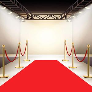 Hàng rào giao thông hàng đợi dây đai kiểm soát đám đông với thảm đỏ dây cột - Product Image 5