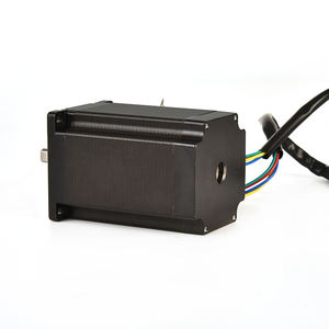 محرك خطوة CNC <span class=keywords><strong>Nema</strong></span> <span class=keywords><strong>23</strong></span> ثنائي القطب ثنائي الطور 1.8deg 2.4a 3A 57x57x57x48 أسلاك NEMA23 CNC - Product Image 5