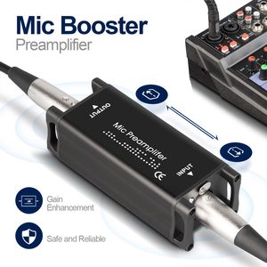 Voxfull <strong>Mic</strong> Activator Audio Booster Microphone Preamplifier for Studio Home Recording Livestream Broadcast