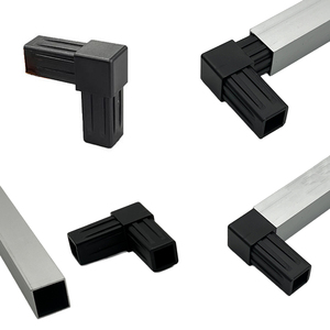 2A 2路塑料方管连接器，用于连接两个方管形成90度连接 - Product Image 1