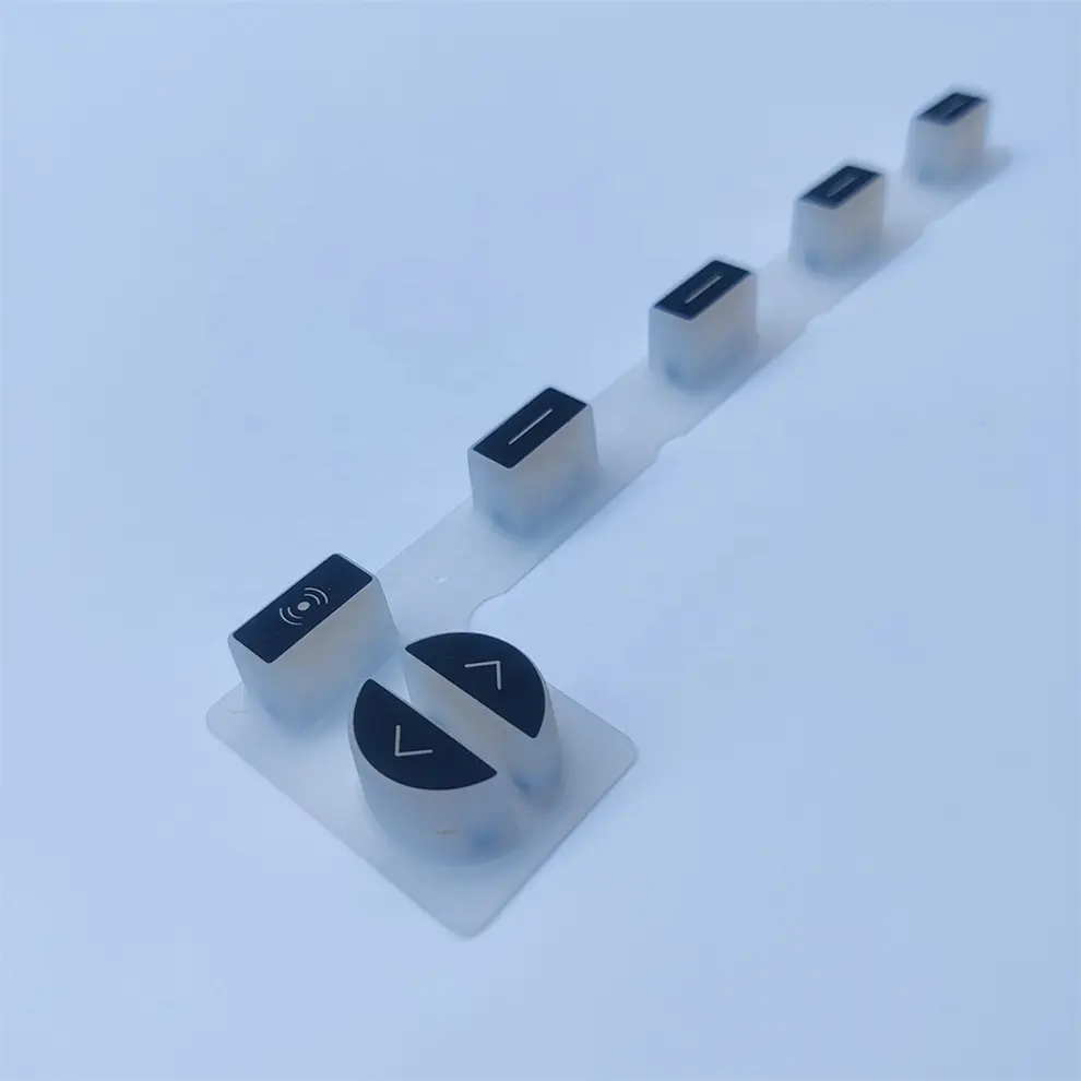 ポリウレタンメンブレンスイッチキーボード印刷携帯電話カスタマイズされたロングボタン電子キーパッド