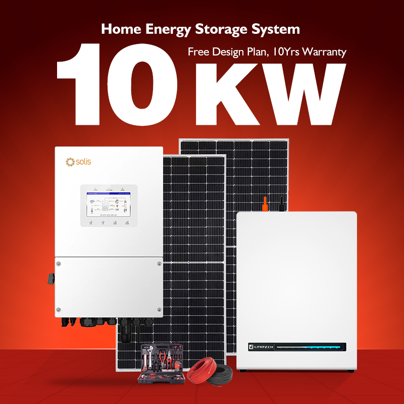 Batterie de 16 kWh + Système d'onduleur triphasé de 12 kW