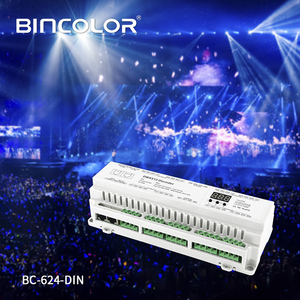 コントローラデコーダRGB DMX 24CH DMX512 DIN RAIL DMX BC-624-DIN - Product Image 4