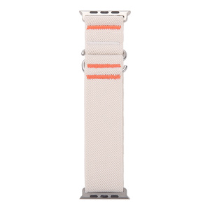 Nailon de liberación rápida Elástico suave Solo Loop Alpine Loop smartwatch gancho de metal Correa longitud ajustable para la serie Apple Watch - Product Image 6
