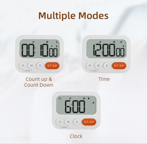 Intervallo di allenamento portatile 99 min. E 59 sec. timer da parete ABS superficie in plastica mini timer da cucina digitale Timer elettronico da cucina - Product Image 4