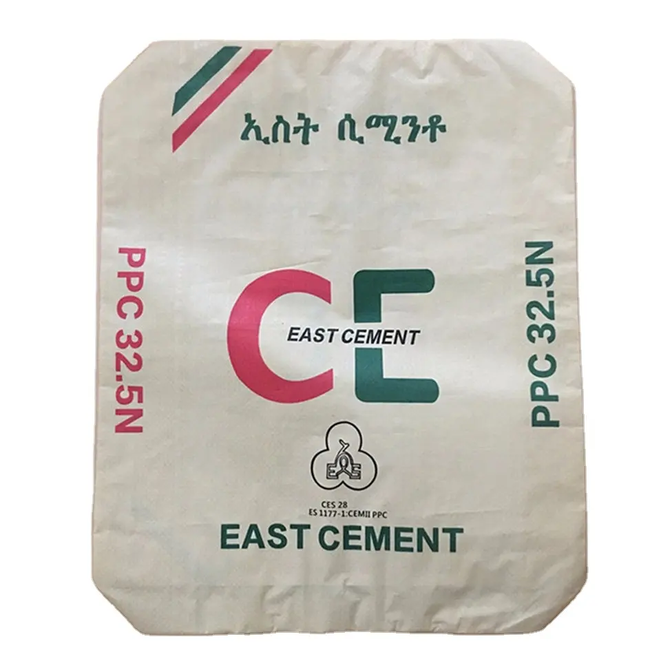 AD Star fabricant de sacs tissés en pp sac de farine de ciment en plastique 10kg 25kg 50kg pp