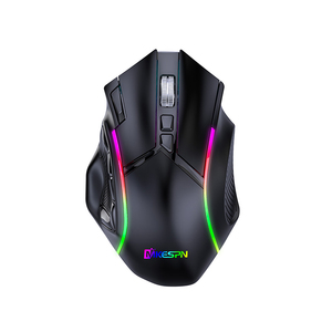 MKESPN W605 Wireless Three Mode <strong>Macro</strong> Defines Gaming Mouse Full Speed 12 <strong>Keys</strong> 24000DPI Gaming Mouse Programmable - Product Image 1