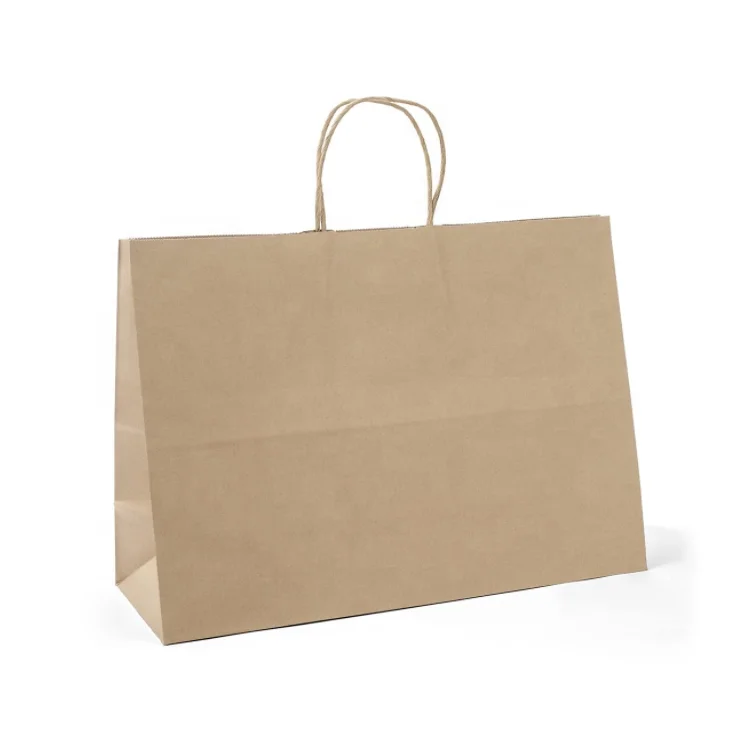 8x4.75x10 inch black kraft paper bags with handle