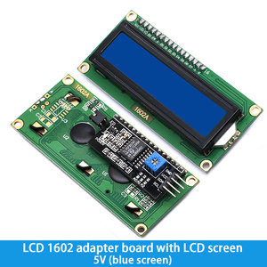 LCD1602 PCF8574T PCF8574 IIC/I2C/interfaccia modulo Display LCD 16x2 caratteri 1602 5V schermo blu/giallo verde per Arduino fai da te