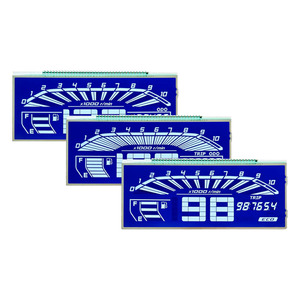 Benutzer definierte Segment LCD-Anzeige Günstiger Preis HTN negativ 4,5 V Segment zeigt Bildschirm LCD 7 Monochrom Segment LCD-Anzeige - Product Image 2