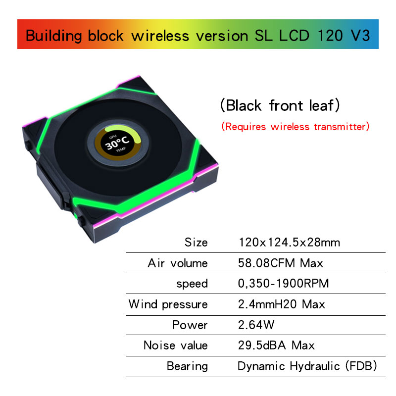 Écran LCD noir